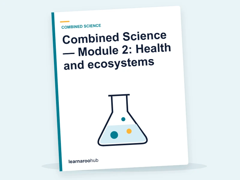 Combined Science — Module 2: Health and ecosystems — e-learning module cover