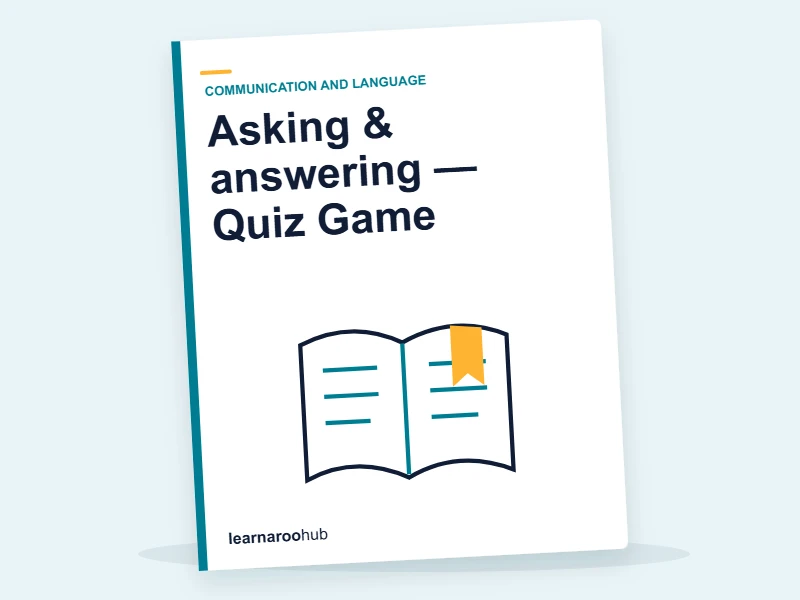 Asking & answering — Quiz Game — quiz cover