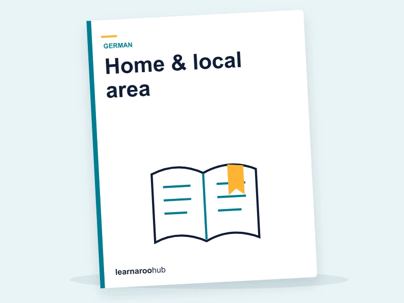 GCSE German — Module 4: Home & local area — e-learning module cover
