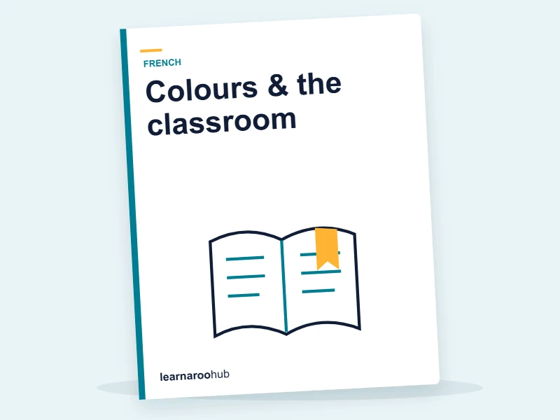 KS2 French — Module 4: Colours & the classroom — e-learning module cover