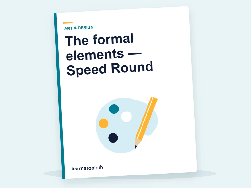 The formal elements — Speed Round — quiz cover