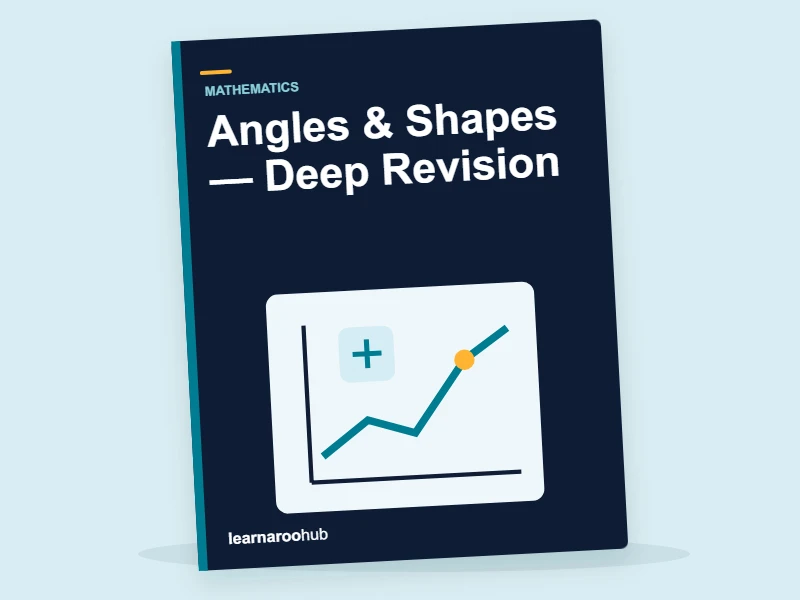 KS3 Maths: Angles & Shapes — Deep Revision — activity book cover