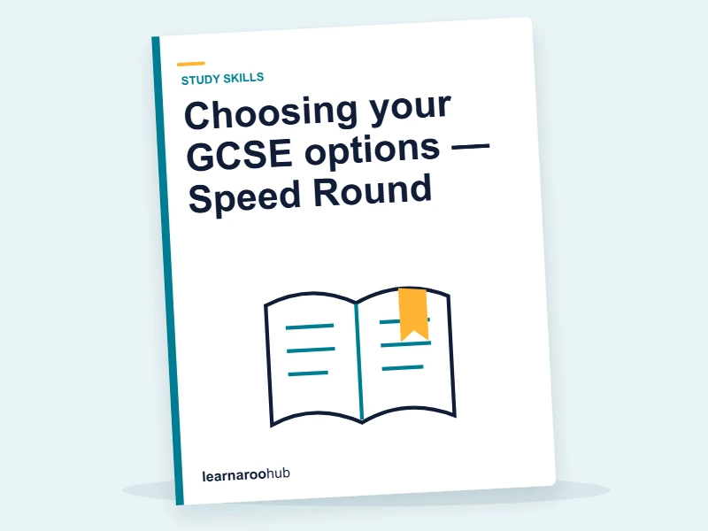 Choosing your GCSE options — Speed Round — quiz cover