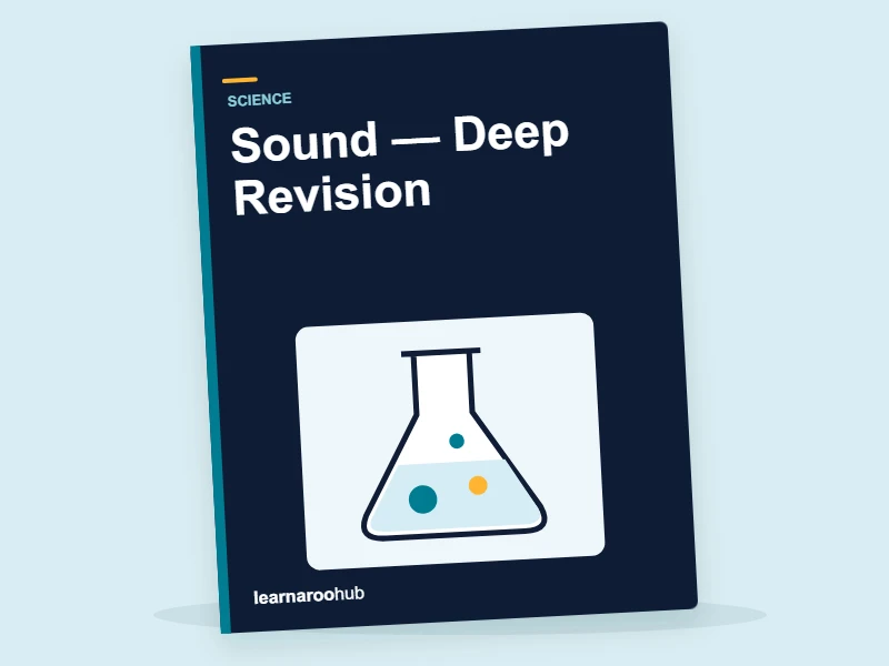 KS2 Science: Sound — Deep Revision — activity book cover