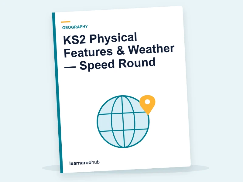 KS2 Physical Features & Weather — Speed Round — quiz cover