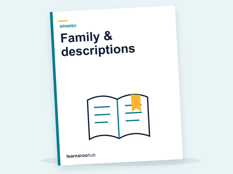 KS3 Spanish — Module 3: Family & descriptions — e-learning module cover