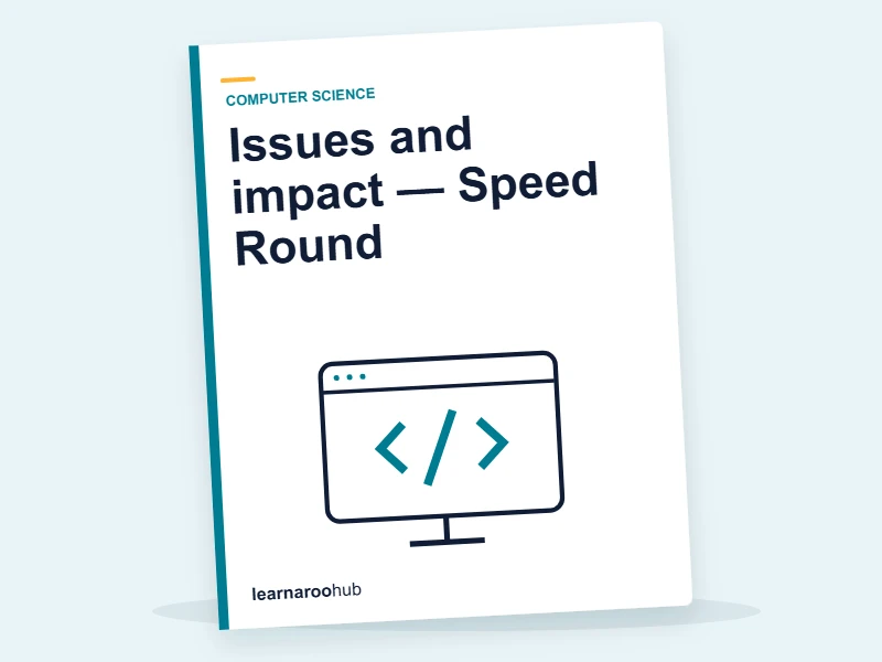 Issues and impact — Speed Round — quiz cover