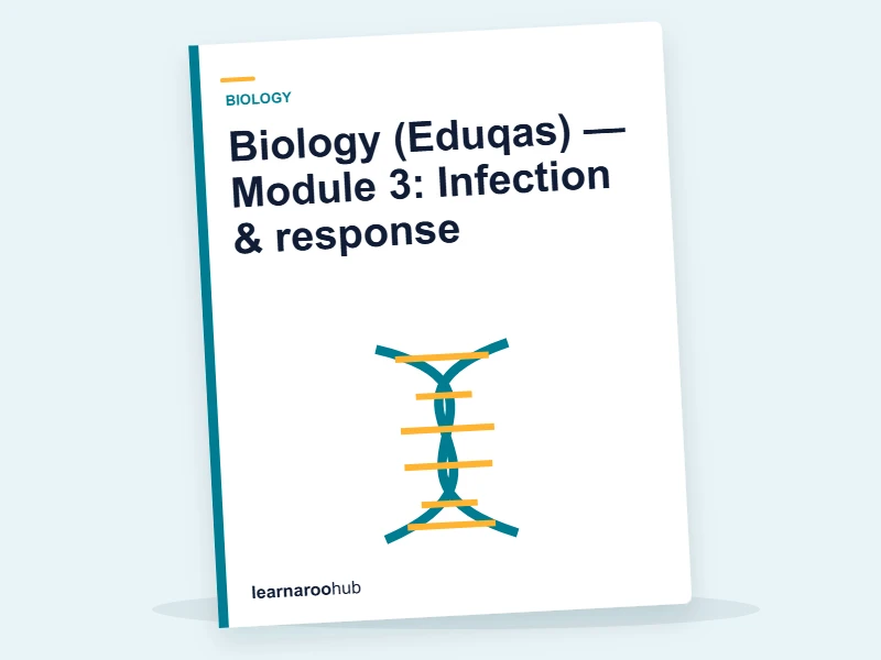 Biology (Eduqas) — Module 3: Infection & response — e-learning module cover