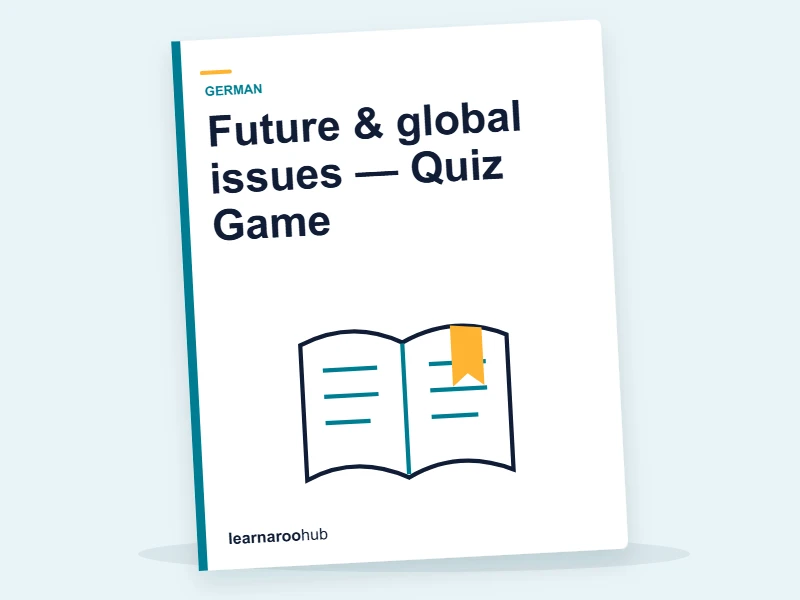 Future & global issues — Quiz Game — quiz cover