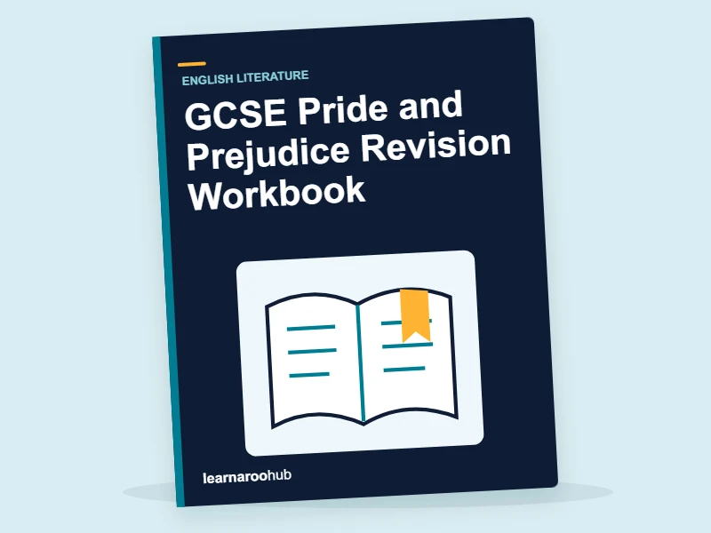 GCSE Pride and Prejudice Revision Workbook — activity book cover