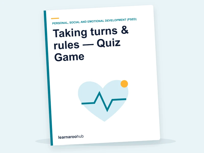 Taking turns & rules — Quiz Game — quiz cover