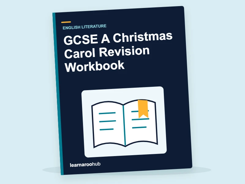 GCSE A Christmas Carol Revision Workbook — activity book cover