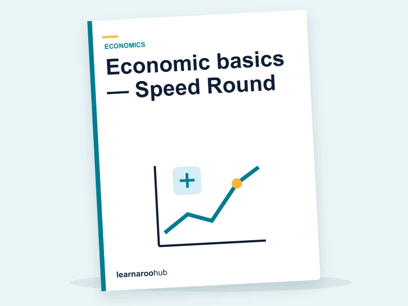 Economic basics — Speed Round — quiz cover