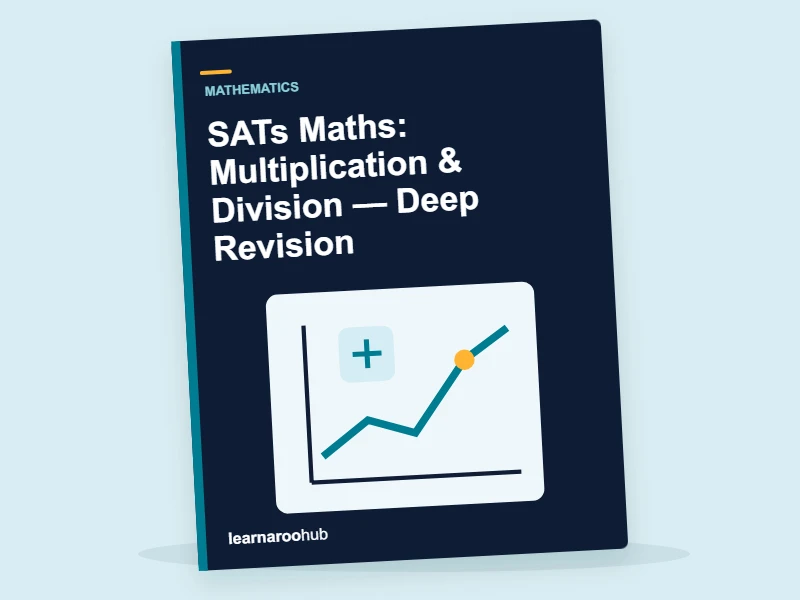 SATs Maths: Multiplication & Division — Deep Revision — activity book cover