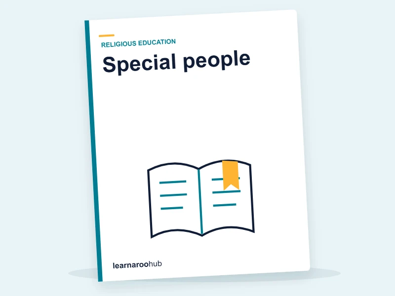 KS1 Religious Education — Module 6: Special people — e-learning module cover