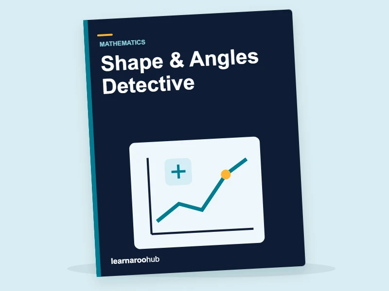 Shape & Angles Detective — activity book cover
