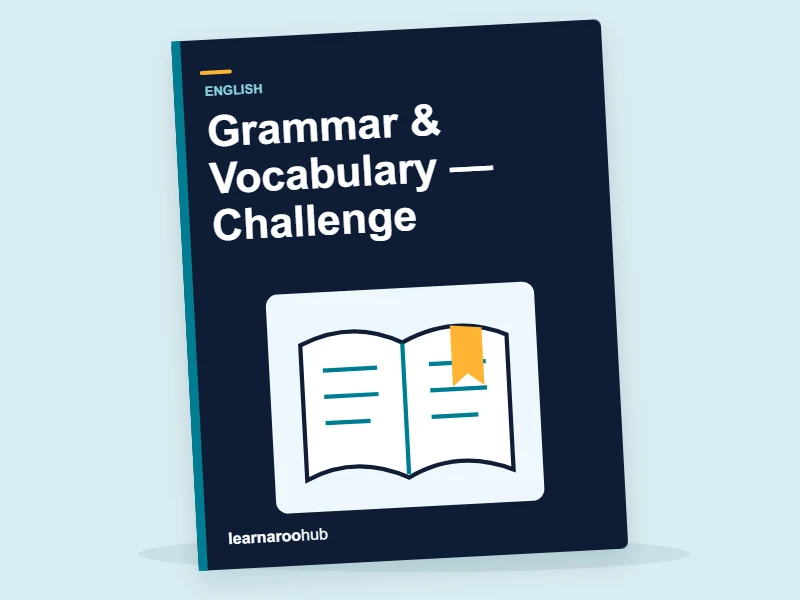 KS3 English: Grammar & Vocabulary — Challenge — activity book cover