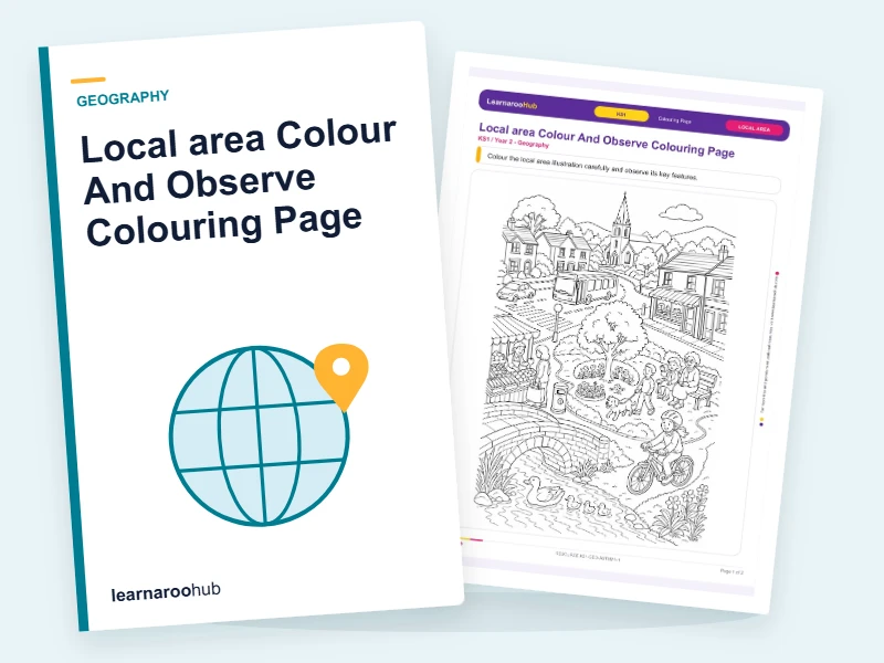 Local area Colour And Observe Colouring Page — colouring sheets cover