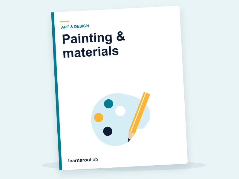 KS1 Art & Design — Module 3: Painting & materials — e-learning module cover