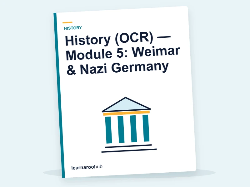 History (OCR) — Module 5: Weimar & Nazi Germany — e-learning module cover