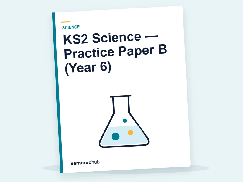 KS2 Science — Practice Paper B (Year 6) — mock practice paper cover