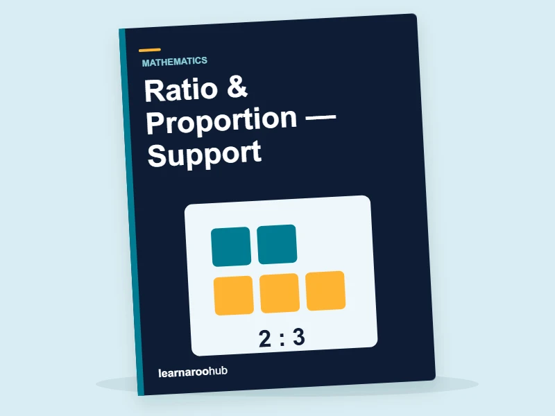KS2 Mathematics: Ratio & Proportion — Support — activity book cover