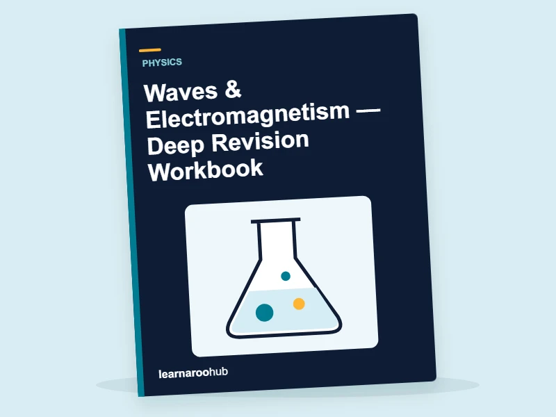 GCSE Physics: Waves & Electromagnetism — Deep Revision Workbook — activity book cover