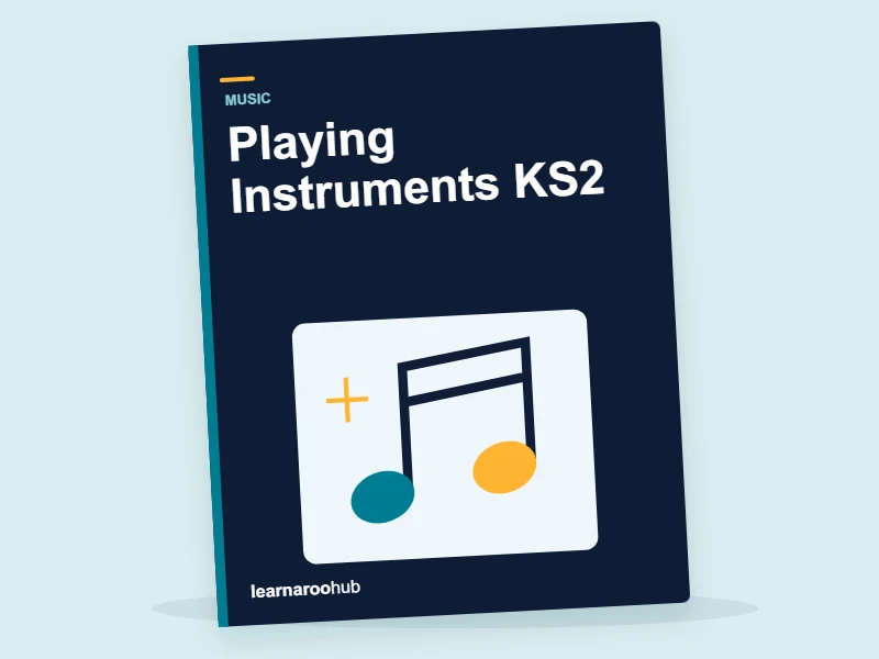 Playing Instruments KS2 — activity book cover
