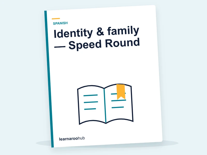 Identity & family — Speed Round — quiz cover