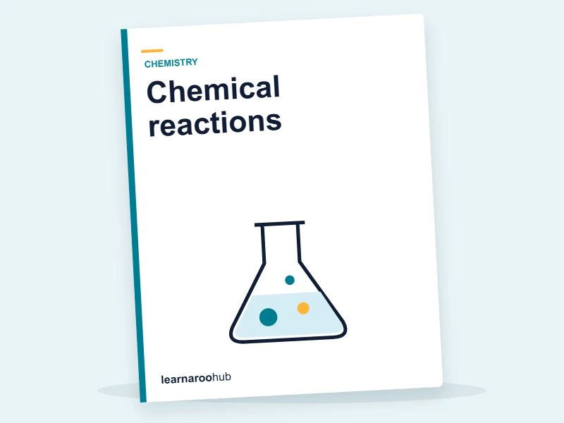 KS3 Chemistry — Module 4: Chemical reactions — e-learning module cover