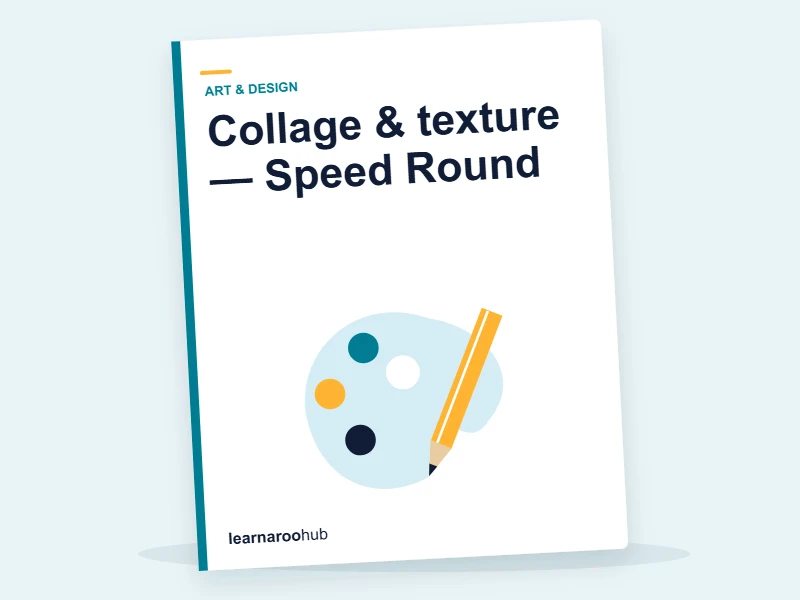Collage & texture — Speed Round — quiz cover