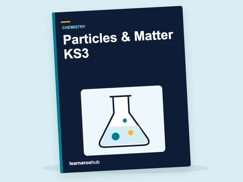 Particles & Matter KS3 — activity book cover