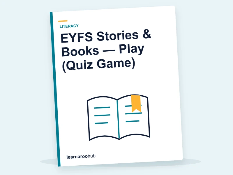 EYFS Stories & Books — Play (Quiz Game) — quiz cover