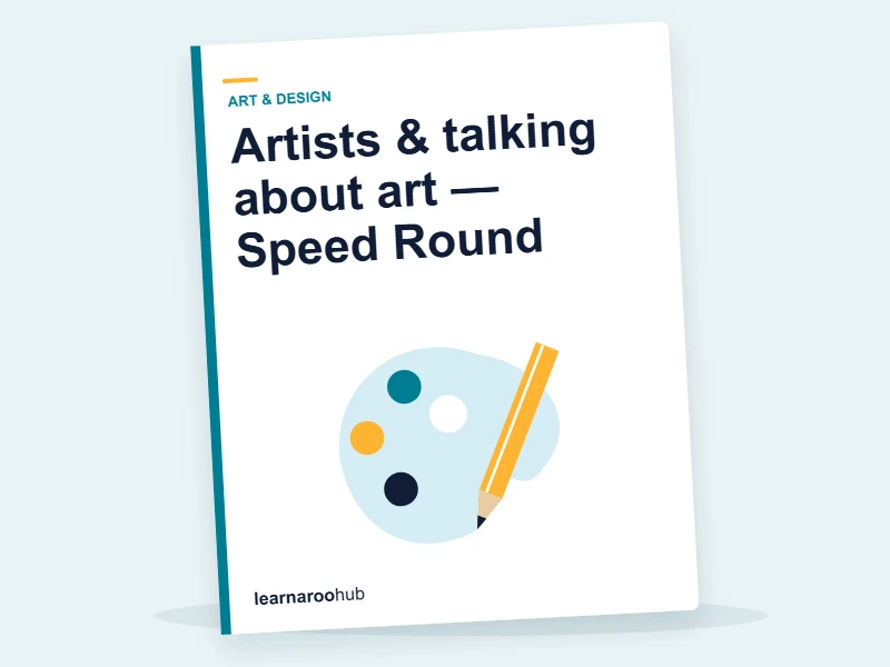 Artists & talking about art — Speed Round — quiz cover