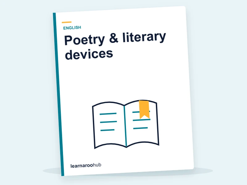 KS3 English — Module 6: Poetry & literary devices — e-learning module cover
