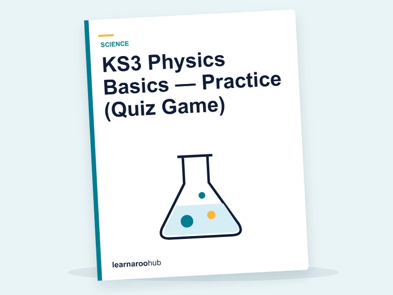 KS3 Physics Basics — Practice (Quiz Game) — quiz cover