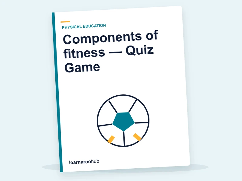Components of fitness — Quiz Game — quiz cover