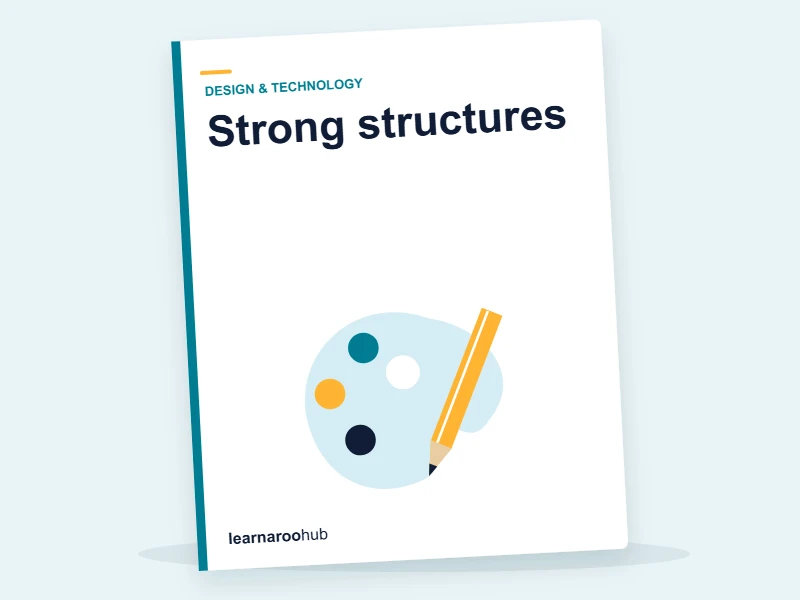KS1 Design & Technology — Module 5: Strong structures — e-learning module cover