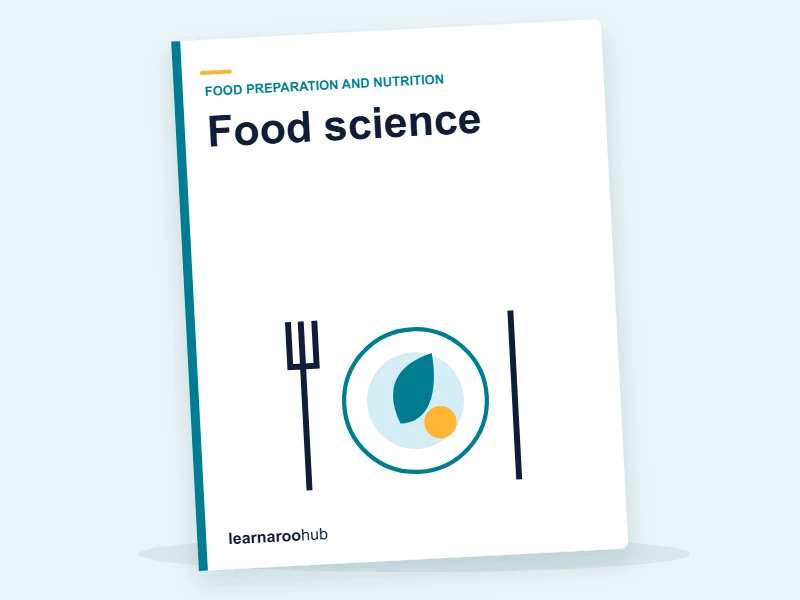 GCSE Food Prep & Nutrition — Module 5: Food science — e-learning module cover
