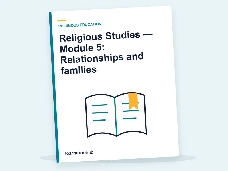 Religious Studies — Module 5: Relationships and families — e-learning module cover