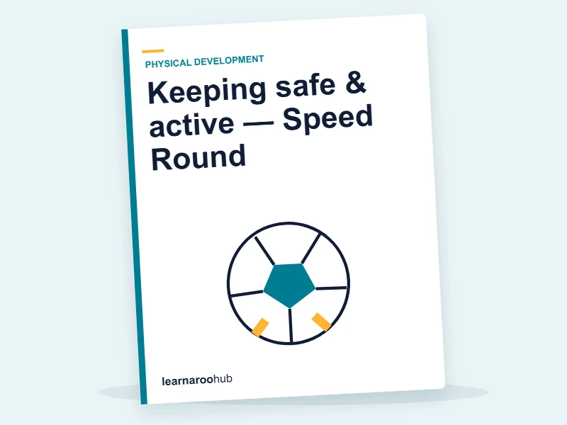 Keeping safe & active — Speed Round — quiz cover