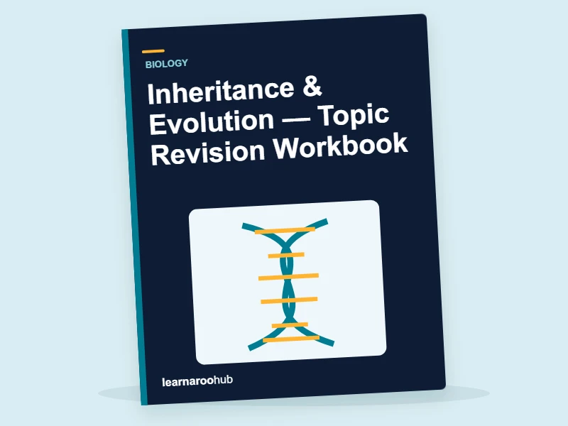 GCSE Biology: Inheritance & Evolution — Topic Revision Workbook — activity book cover