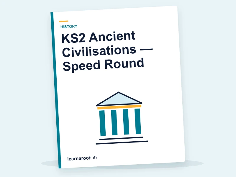 KS2 Ancient Civilisations — Speed Round — quiz cover