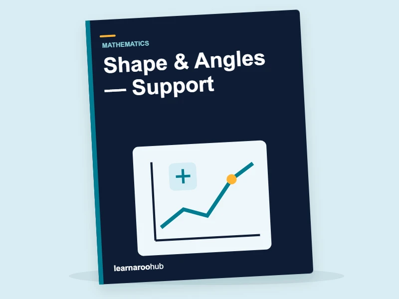 KS2 Mathematics: Shape & Angles — Support — activity book cover