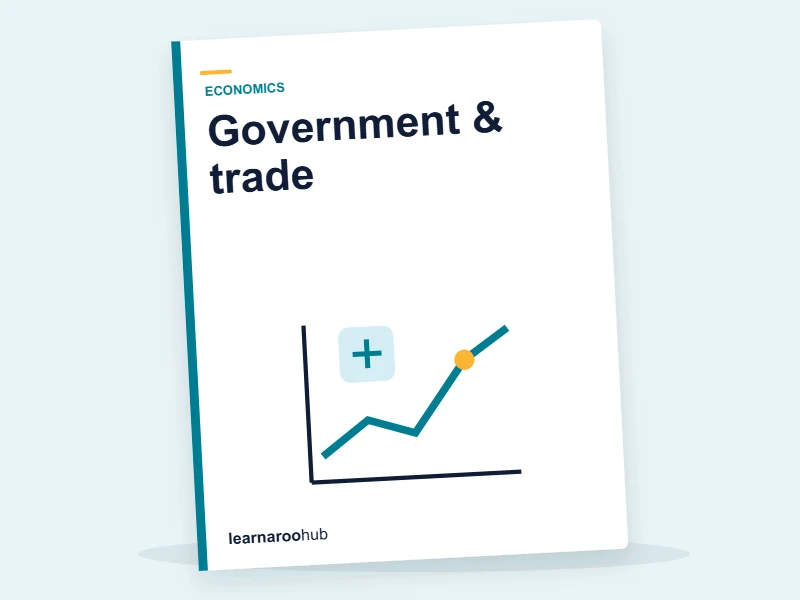GCSE Economics — Module 6: Government & trade — e-learning module cover