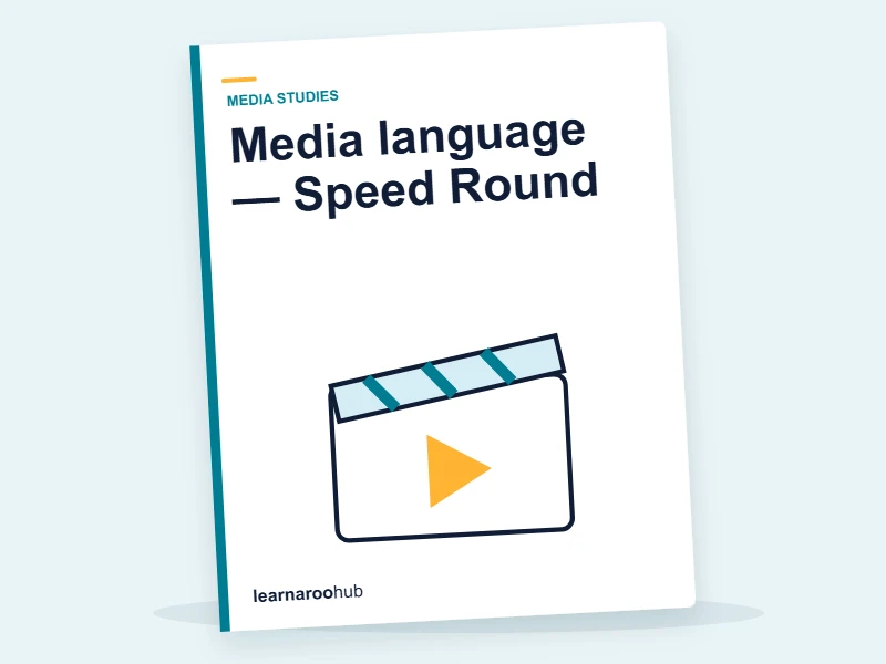 Media language — Speed Round — quiz cover