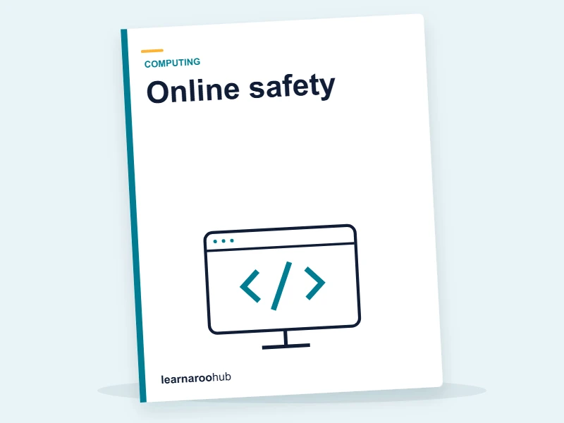 KS2 Computing — Module 5: Online safety — e-learning module cover