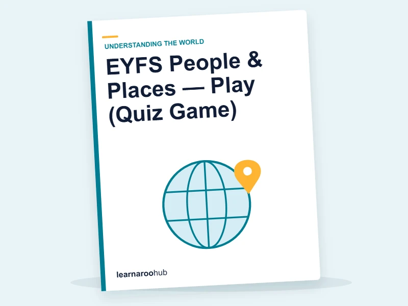 EYFS People & Places — Play (Quiz Game) — quiz cover