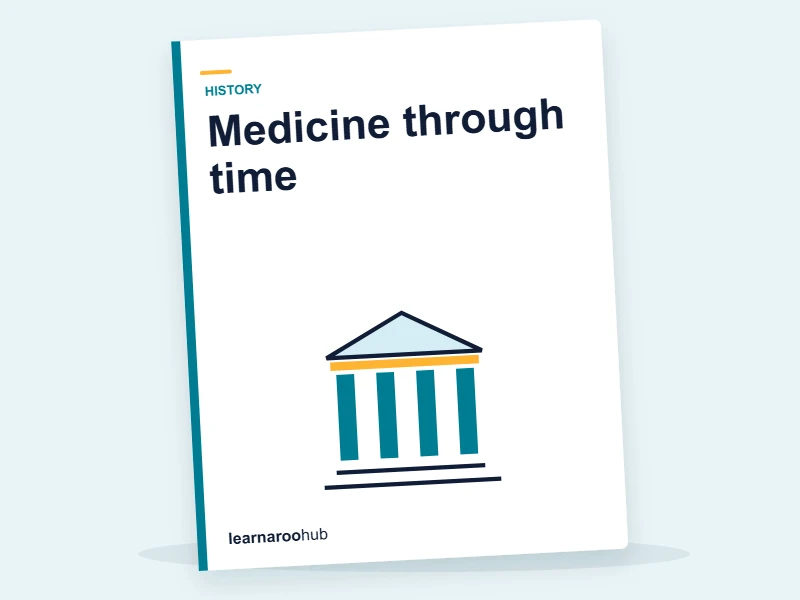 GCSE History — Module 1: Medicine through time — e-learning module cover