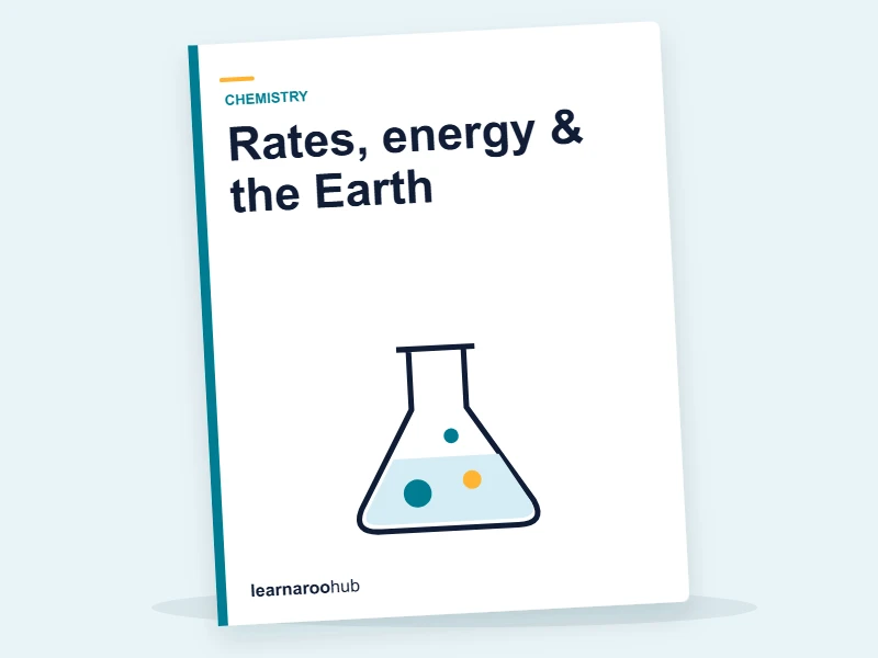 GCSE Chemistry (Edexcel) — Module 6: Rates, energy & the Earth — e-learning module cover